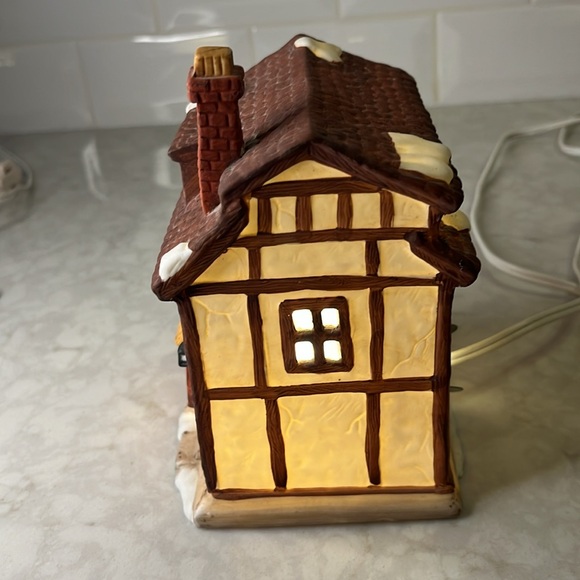 Dickens Village “Golden Swan Baker” Department 56.  Lights up - Picture 2 of 5